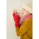 【SALE セール】Commerlina (コメリナ) | mokewarm (red) | 送料無料 ハンドウォーマー お洒落(4)