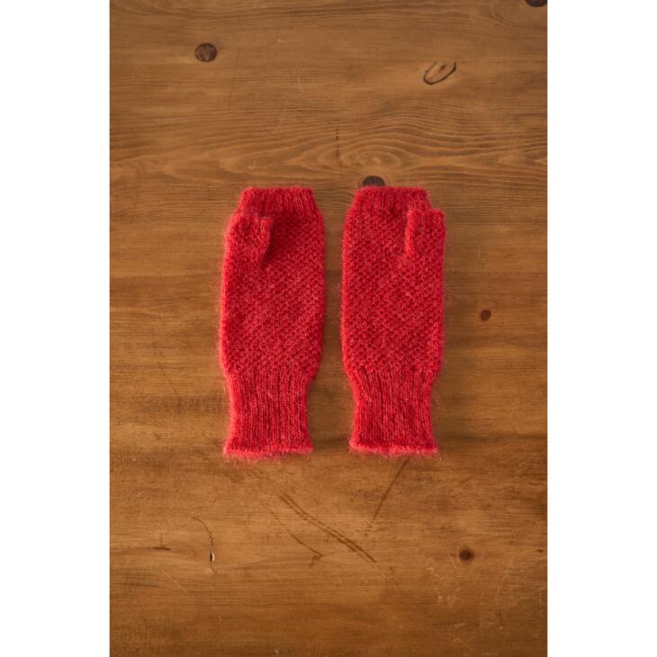 【SALE セール】Commerlina (コメリナ) | mokewarm (red) | 送料無料 ハンドウォーマー お洒落