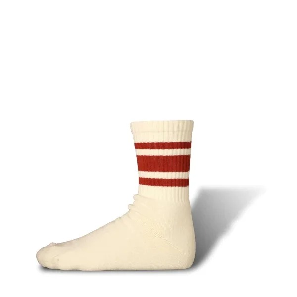 デカ 靴下 レディース decka -quality socks- | 80's Skater Socks / Short Length / 2nd Collection (red) | 靴下 ソックス デカ スケーターソックス シンプル おしゃれ オシャレ 履きやすい