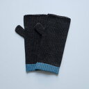 Homie (ホミー) | BICOLOR ARM WARMER (charcoal blue) | アームウォーマー シンプル お洒落