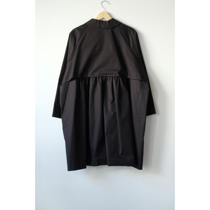 【SALE セール】utilite (ユティリテ) | ステンカラーハーフコート (black) | アウター 送料無料 シンプル