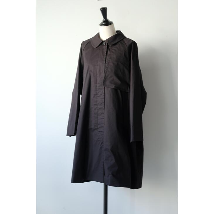 【SALE セール】utilite (ユティリテ) | ステンカラーハーフコート (black) | アウター 送料無料 シンプル