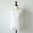 Pont de Chalons (ポンデシャロン) | パターンメッシュキャミ (off white) | トップス キャミ シンプル かわいい 20代 30代 40代