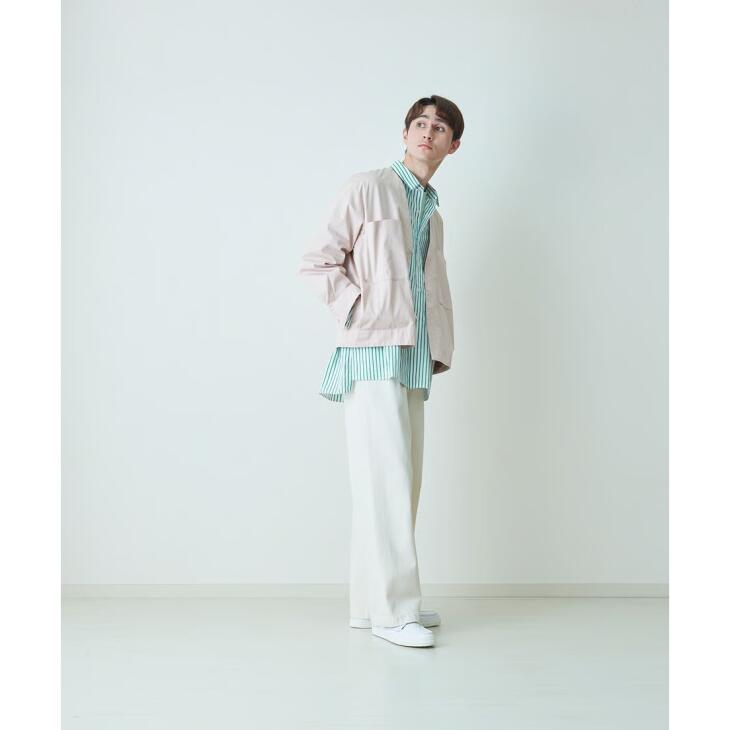 【SALE セール】amne (アンヌ) | BURBERRY clerk blouson (pink) | ブルゾン アウター