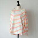 【SALE セール】amne (アンヌ) | BORDER gride basque (natural pink) | size 1 トップス ボーダー シンプ...