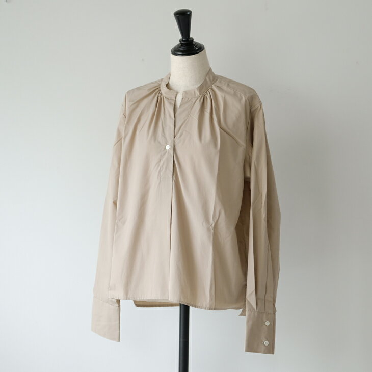 ��ǯ�ۤ�������ʡ�ޥ������amne (�����) | PIMA skipper blouse (beige) | size 2 �ȥåץ� �֥饦�� ����ץ�
