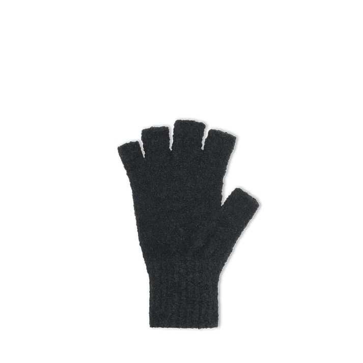 デカ 靴下 レディース decka -quality socks- | Fingerless Gloves | Alpaca (black) | デカ 手袋 ソックス 秋冬 アルパカ