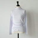 LUEUF (ルフ) | フリルタートルネック (lavender) | トップス フリル シンプル お洒落(4)