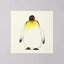 a good view | ペンギン (ivory) | 30x30cm 北欧 アートポスター