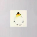 a good view | ペンギン (ivory) | 20x20cm 北欧 アートポスター