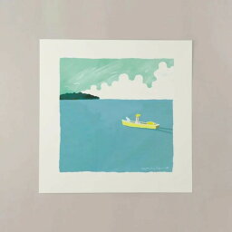 a good view | DEPARTURE (漕ぎ出す) ocean | 30x30cm 北欧 アートポスター