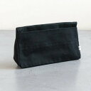 【SALE セール】POUTO (ポウト) | CANVAS TRIANGLE POUCH LARGE (black) | ポーチ 小物入れ