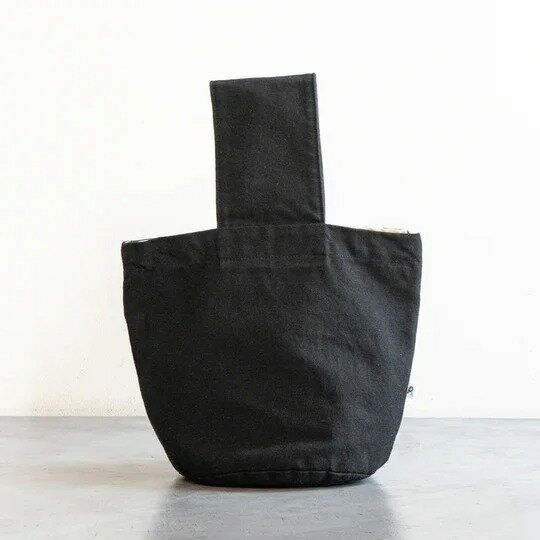 POUTO (ポウト) | CANVAS BUCKET BAG MINI (black) | トートバッグ 鞄 お洒落