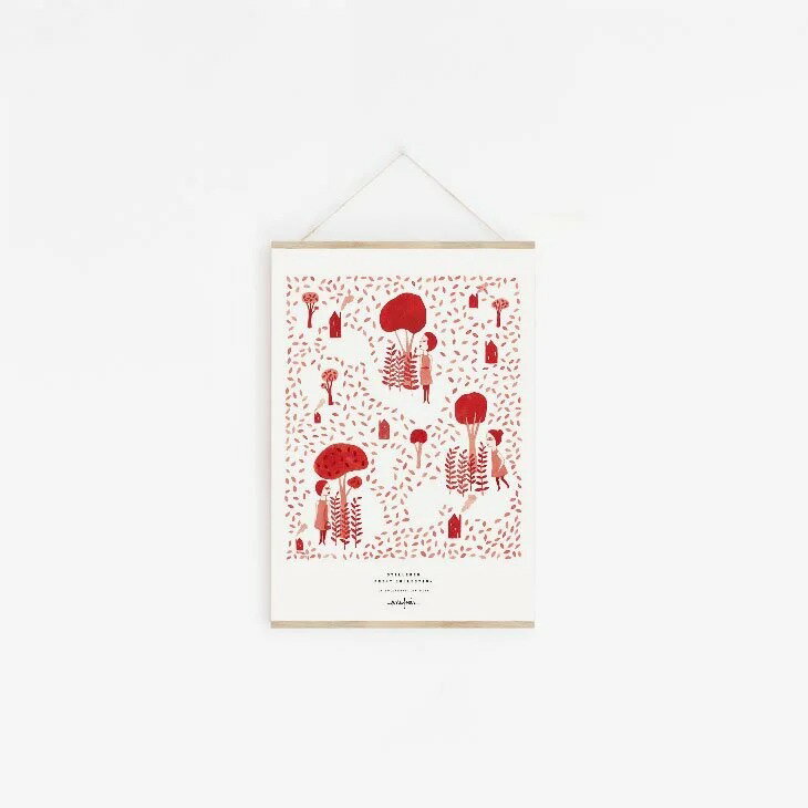 STILLEBEN | Don't Step On The Flowers No.40 (BY Ana Frois) | A4 アートプリント/ポスター 北欧 デンマーク おしゃれ