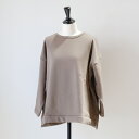 【SALE セール】LILOU+LILY(リルアンドリリー) | BOX PULLOVER (mocha) | トップス プルオーバー シンプル