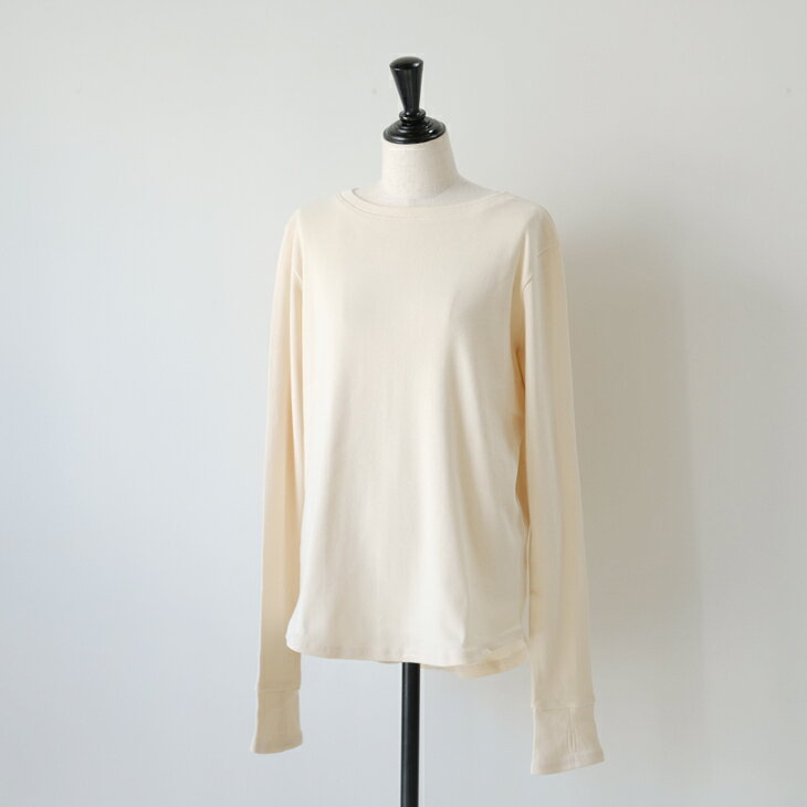 樂天商城 - 【SALE セール】FILUM | 2WAY 指穴プルオーバー (natural) | トップス シンプル お洒落 フィルム