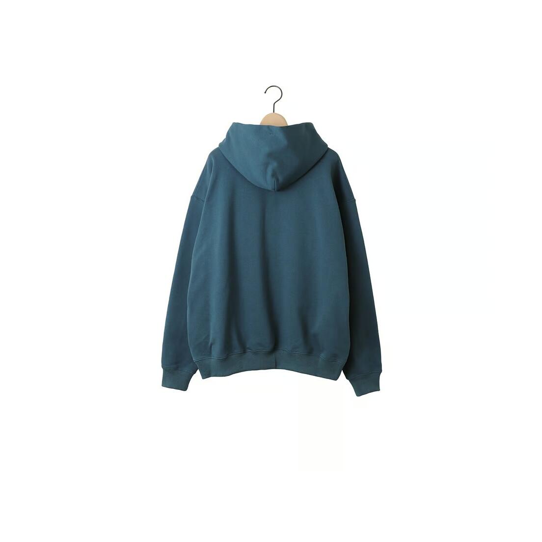 【SALE セール】amne (アンヌ) | FRENCH TERRY oval hoodie (marine) | size 1 / size 3 トップス シンプル ユニセックス パーカー auc-hafen-10026315 北欧雑貨と音楽 HAFEN ハーフェン サンプル画像3