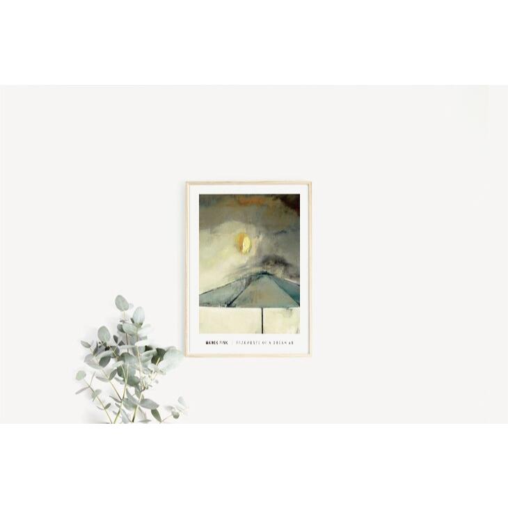 北欧雑貨と音楽 HAFEN ハーフェンのMarck Fink | Fragments of a dream #9 | A3 アートポスター 北欧 デンマーク アブストラクト｜アングル2