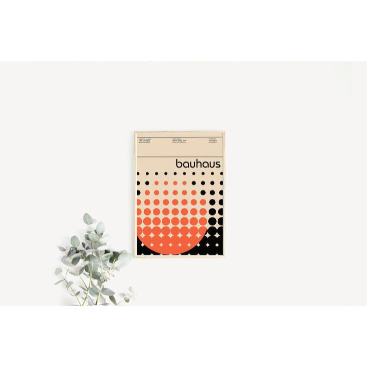 Nordd Studio | Bauhaus abstract | 30x40cm アートプリント/アートポスター 北欧 デンマーク バウハウス ギフト 玄関 ポスター リビング お洒落 アート 引っ越し おしゃれ かわいい 寝室 新生活 モダン 結婚祝い プレゼント