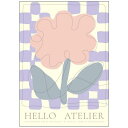Hello Atelier | Fleur | 30x40cm アートプリント/アートポスター 北欧 デンマーク 花 ボタニカル