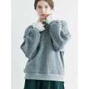 MAGALI | クォーターニット・フリルプルオーバー (gray) | トップス マガリ