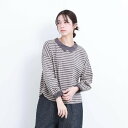 【SALE セール】TUTIE. (ツチエ) | クレリックボーダープルオーバー (gray / black) | トップス プルオーバー お洒落