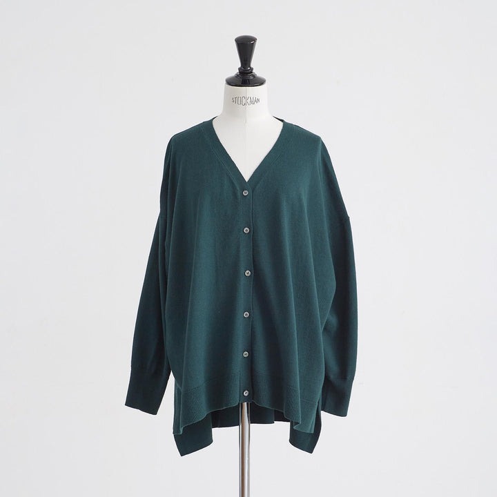 ��ǯ�ۤ�������ʡ�ޥ������HEAVENLY (�إ֥�꡼) | COTTON CASHMERE KNIT CARDIGAN (green) | �ȥåץ� ������...