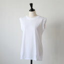 【SALE セール】NARU (ナル) | 110/2サイロプレミアムノースリーブ (off / mocha brown / black) | トップス シンプ...
