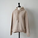 【SALE セール】NARU (ナル) | アメリカンドライ裏毛パーカー (beige) | トップス パーカー シンプル お洒落