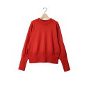 【SALE セール】amne (アンヌ) | WOOL JERSEY fish mouth (heather red) | size 1 トップス シンプル