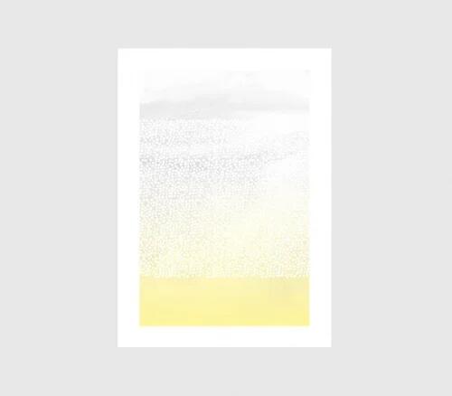 LACE & STRIPES | YELLOW PRINT | A2 アートプリント / ポスター 北欧 インテリア ウォールインテリア リビング