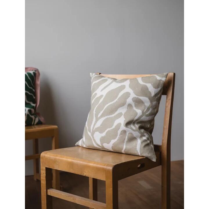 FINE LITTLE DAY | LEAVES CUSHION COVER - SAND (no.62112-8) | 48x48cm ...
