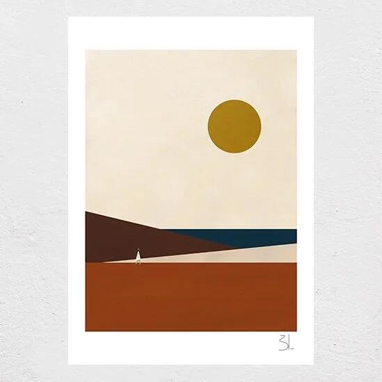 BLANCA GOMEZ | PROMENADE | A4 アートプリント/ポスター 北欧 スペイン イラスト ブランカゴメス