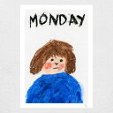 BLANCA GOMEZ | MONDAY | A4 アートプリント/ポスター 北欧 スペイン イラスト ブランカゴメス