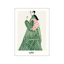 La Poire | Green Coat | 50x70cm アートプリント/アートポスター 北欧 デンマーク