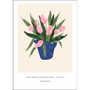 Camilla Bergqvist | Tulips | A3 アートポスター 北欧 デンマーク イラスト