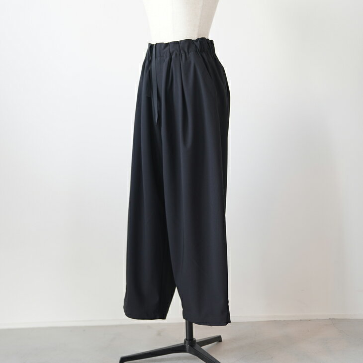 Rakuten - 【SALE セール】FILUM | ビックコクーン2タックパンツ (black/charcoal) | ボトムス シンプル お洒落