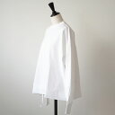 FILUM | スソギュットプルオーバー (off white/mocha) | トップス シンプル お洒落
