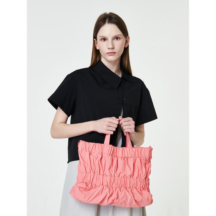 【年越し・新春福袋セール】ACOC (アコック) | M Tiered Cross Bag (pink) | クロスバッグ ショルダーバッグ トートバッグ 韓国