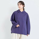 TUTIE. (ツチエ) | コットンインレイボールパーカー (purple) | トップス パーカーお洒落