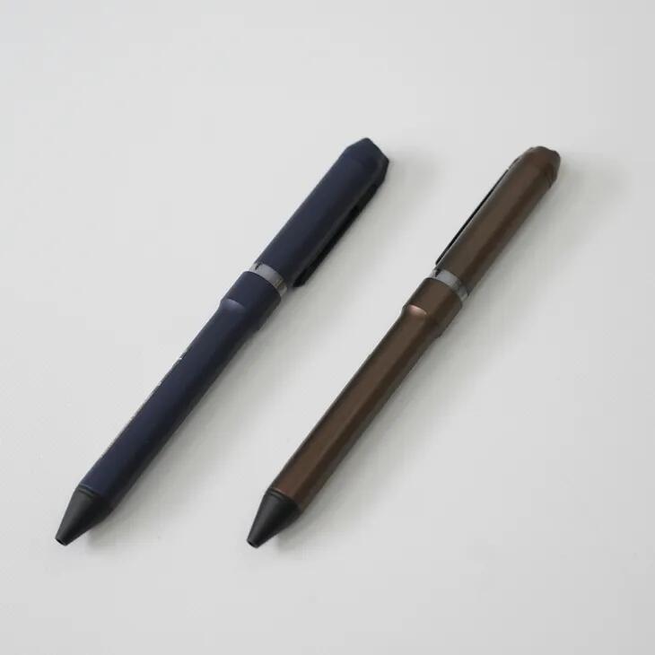 zebra (ゼブラ) | シャーボNu ダークトーン (dark brown/dark indigo) | シャーボニュー 2色エマルジョンボールペン
