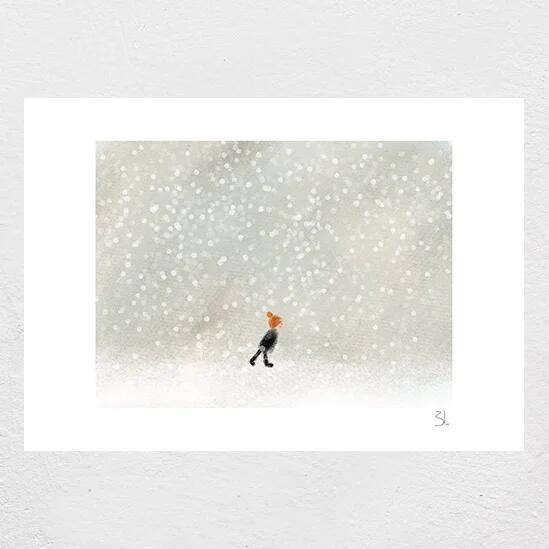 BLANCA GOMEZ | ONWARDS | A4 アートプリント/ポスター 北欧 スペイン イラスト ブランカゴメス