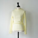 FILUM | ハルイロテレコプルオーバー (yellow) | トップス フリル シンプル お洒落