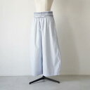 ASEEDONCLOUD | gardener pajama culottes (light blue) | ボトムス キュロット アシードンクラウド ライトブルー
