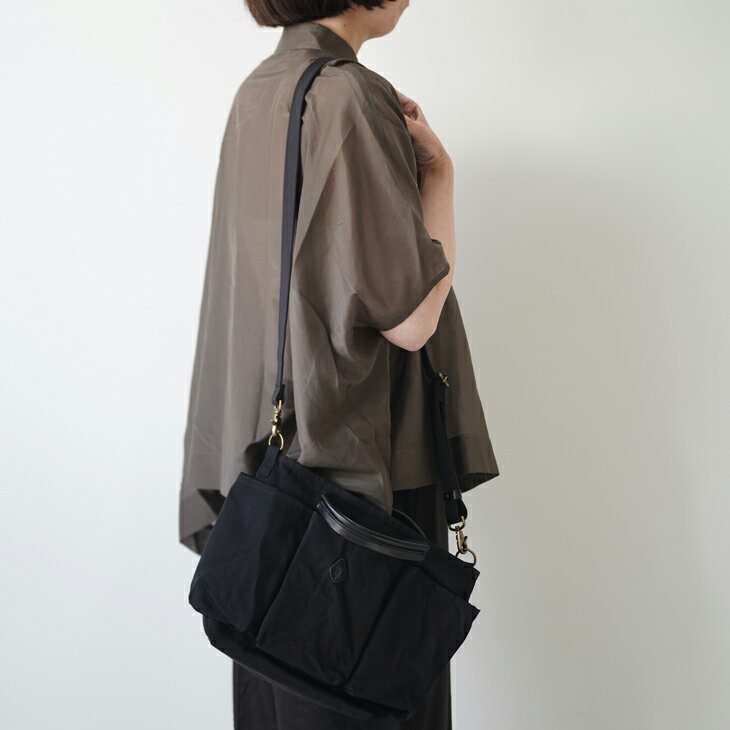 Rakuten - CLEDRAN (クレドラン) | POCKET 2WAY BAG (black/olive) | ショルダーバッグ 鞄