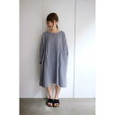 not PERFECT LINEN | Oversized loose fitting linen dress (dark grey) | ワンピース リネン 麻 リトアニア オーバーサイズ