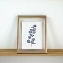 COLOR WATERCOLOR | Eucalyptus Canvas Fine Art Print #6 | A4 アートプリント/ポスター メール便送料無...