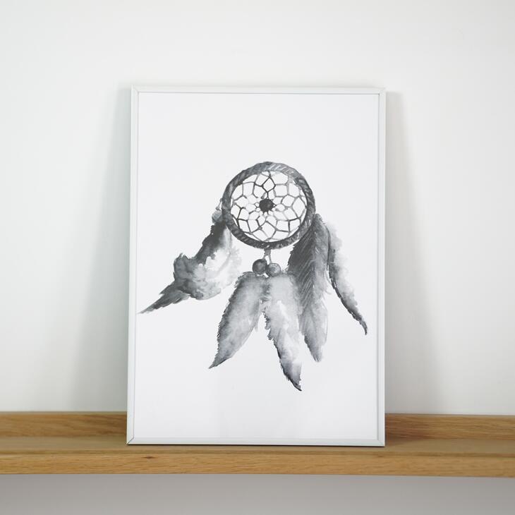 COLOR WATERCOLOR | Dreamcatcher #3 | A3 アートプリント/ポスター 北欧 シンプル おしゃれ