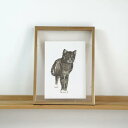 COLOR WATERCOLOR | Cat #1 | A4 アートプリント/ポスター メール便送料無料 北欧 シンプル おしゃれ