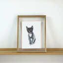 COLOR WATERCOLOR | Cat #2 | A4 アートプリント/ポスター メール便送料無料 北欧 シンプル おしゃれ
